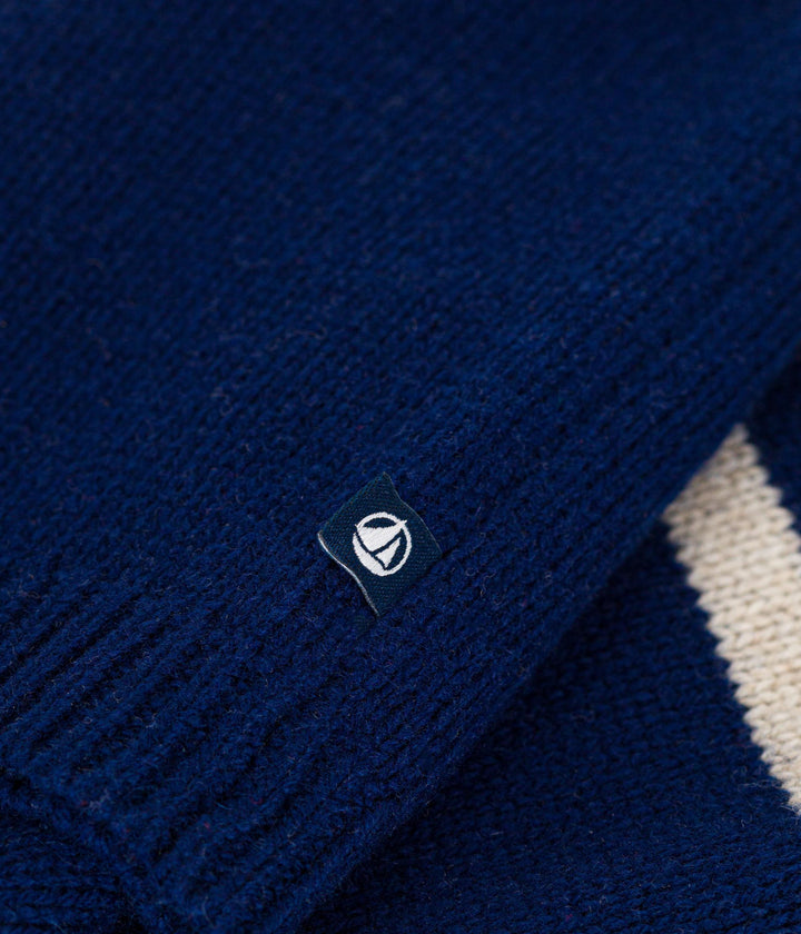 Pullover in maglia con lana A0B3W 01 PETIT BATEAU 