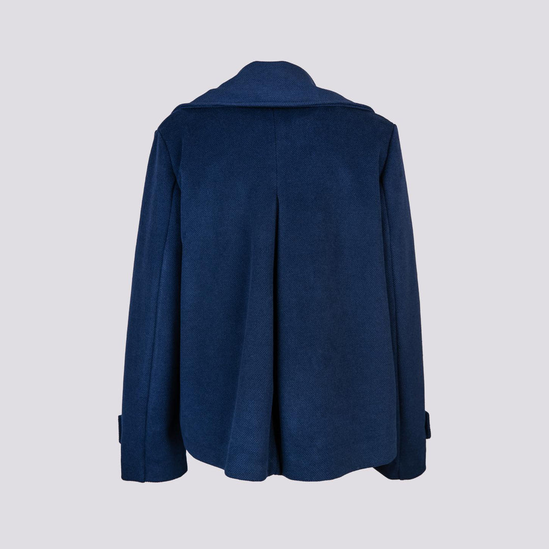 PEACOAT DOPPIOPETTO OVERSIZE BLU G4 BLU ANDREA MORANDO 