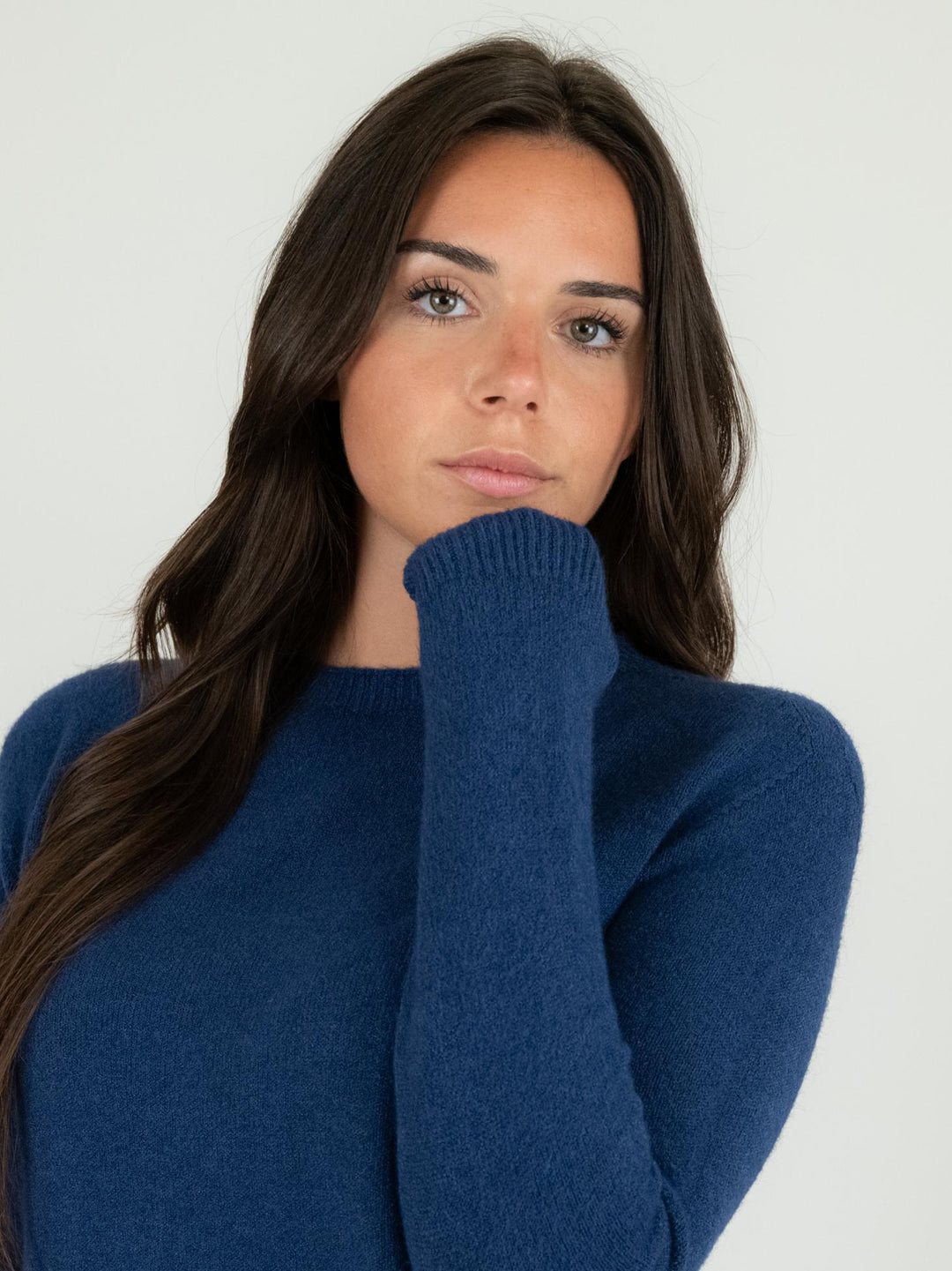 MAGLIA GIROCOLLO BLU 0270/153 1073 BIMOR 