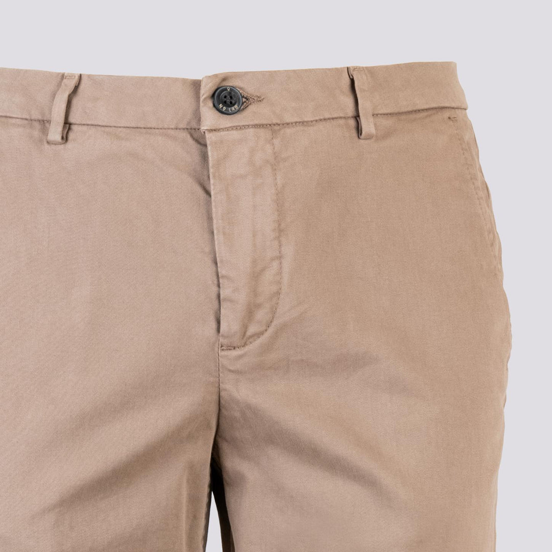 PANTALONE IN COTONE TORTORA CON TASCA A FILO T500/STR 734 NOLAB 