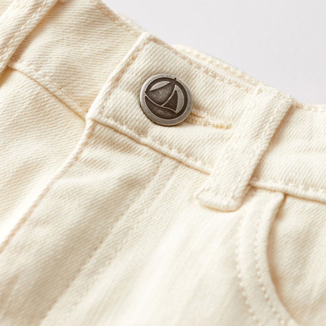 Short in denim bambina A06V6 03 PETIT BATEAU 