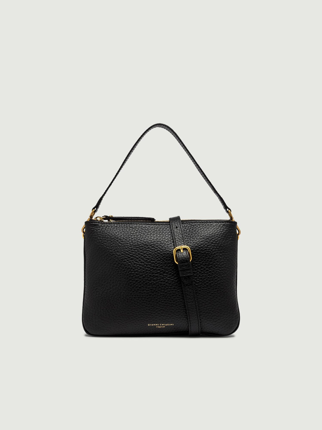 BORSA FRIDA IN PELLE NERA. 10436 TKL 001 GIANNI CHIARINI 