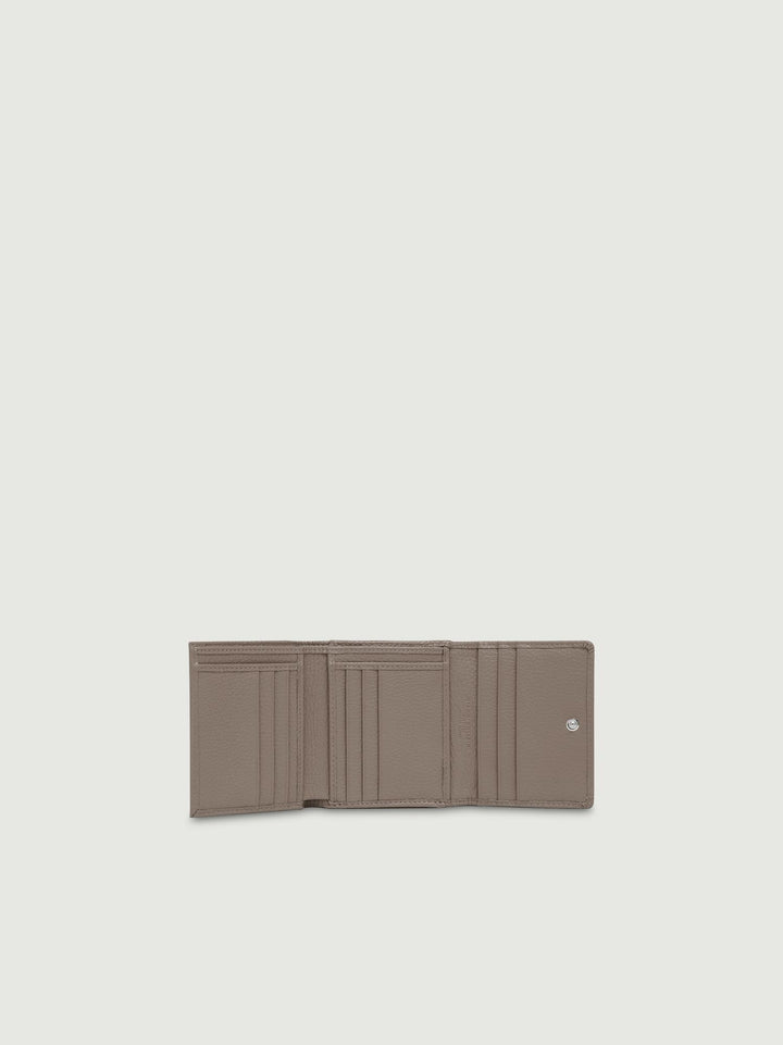 Mini portafoglio in pelle martellata beige 5080 GRN 2077 GIANNI CHIARINI 
