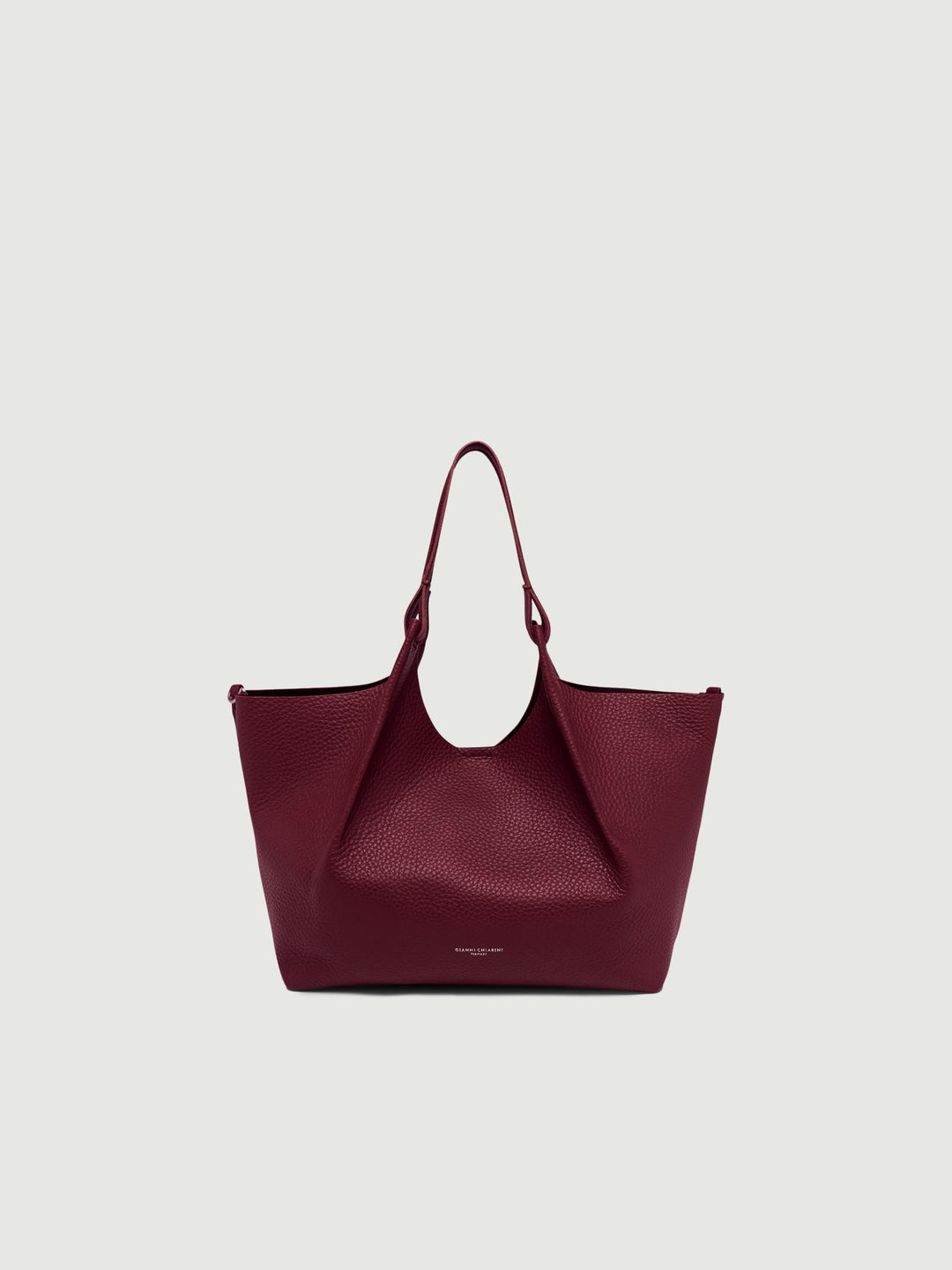 BORSA DUA IN PELLE BORDEAUX BS 9720 RNGDBL 1420914209 GIANNI CHIARINI 