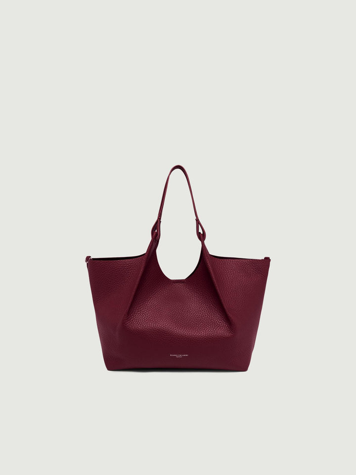 BORSA DUA IN PELLE BORDEAUX BS 9720 RNGDBL 1420914209 GIANNI CHIARINI 