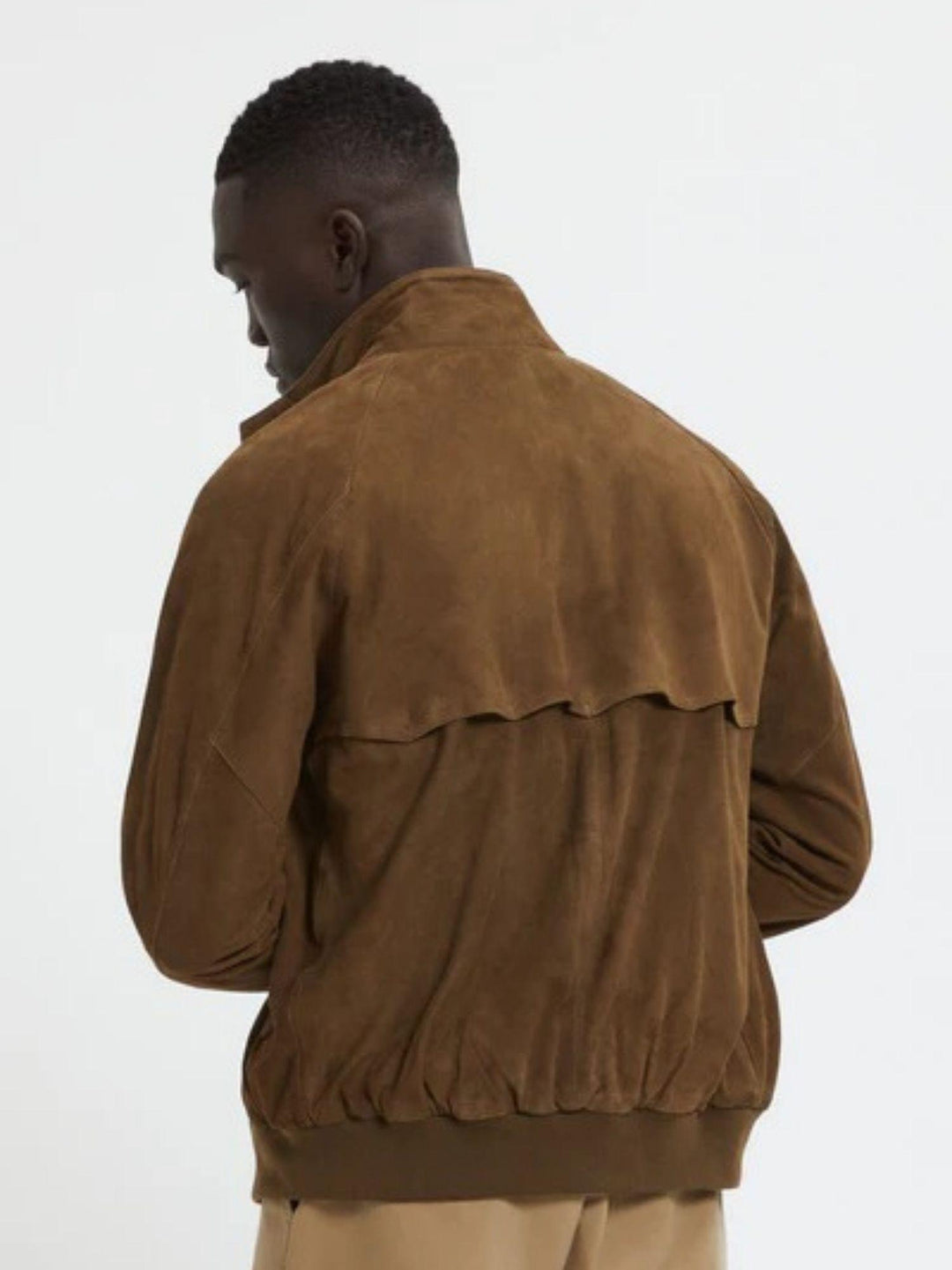 G9 IN PELLE SCAMOSCIATA DARK OLIVE 0939 699 BARACUTA 