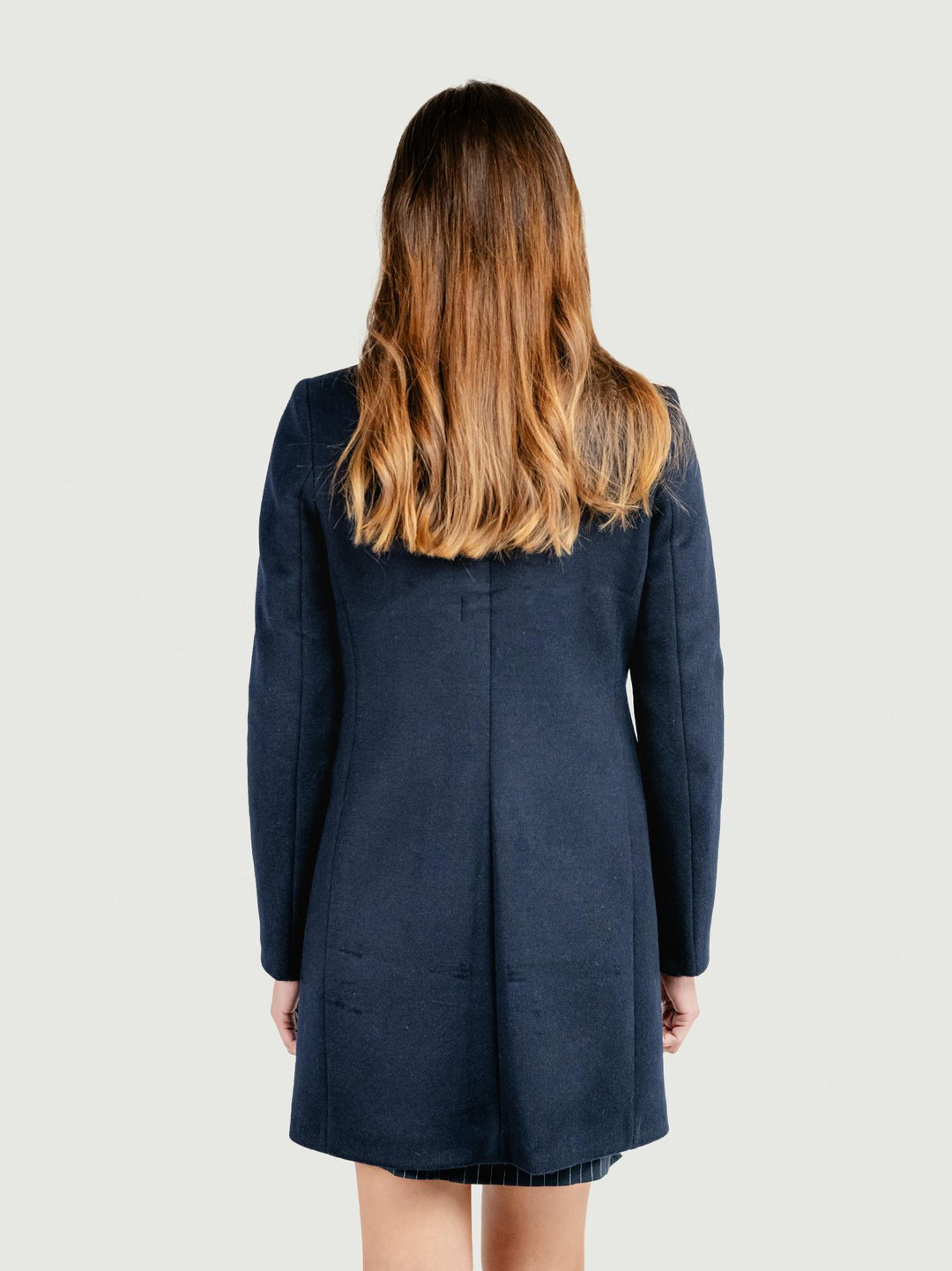 CAPPOTTO MONOPETTO BLU NAVY 99463QUI BLU ANDREA MORANDO 