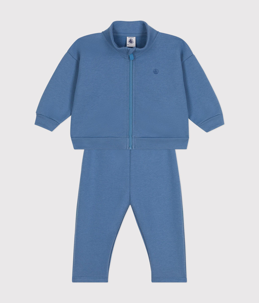 Set felpa e pantaloni blu neonato A0BEC 03 PETIT BATEAU 
