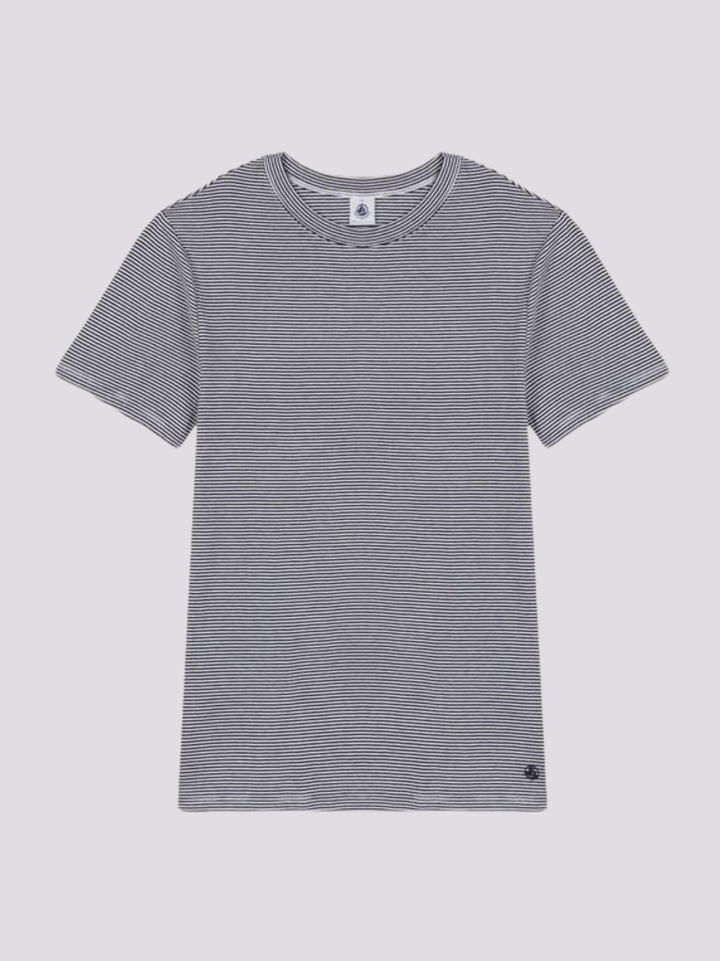 T-SHIRT L'ICONIQUE GIROCOLLO IN COTONE DONNA A0A13 01 PETIT BATEAU 