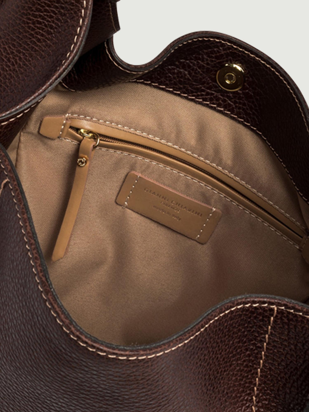 BORSA A SPALLA OLLY DARK BROWN 11056 RMN 31 GIANNI CHIARINI 