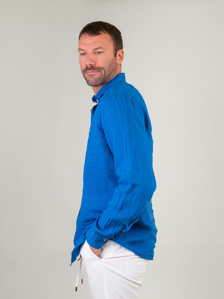 CAMICIA IN LINO BLUETTE BRAD/TC/TC162 264 BAGGIES 
