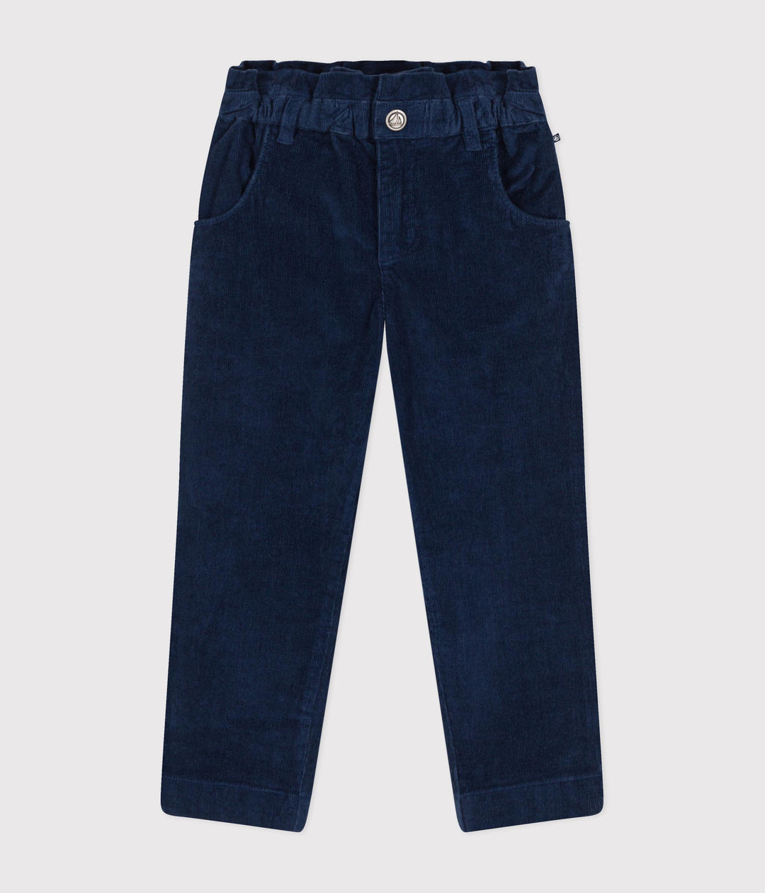 Pantaloni in velluto blu A0B6P 04 PETIT BATEAU 