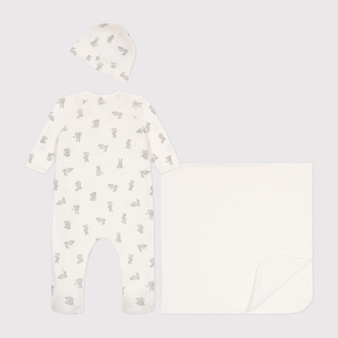 CONFEZIONE DA 3 ARTICOLI IN COTONE BEBÈ A09R0 00 PETIT BATEAU 