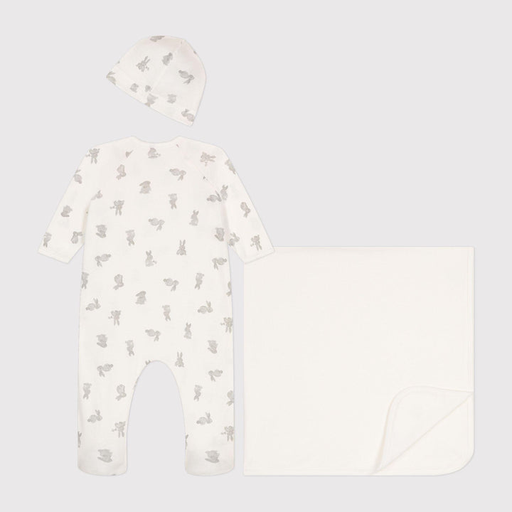 CONFEZIONE DA 3 ARTICOLI IN COTONE BEBÈ A09R0 00 PETIT BATEAU 