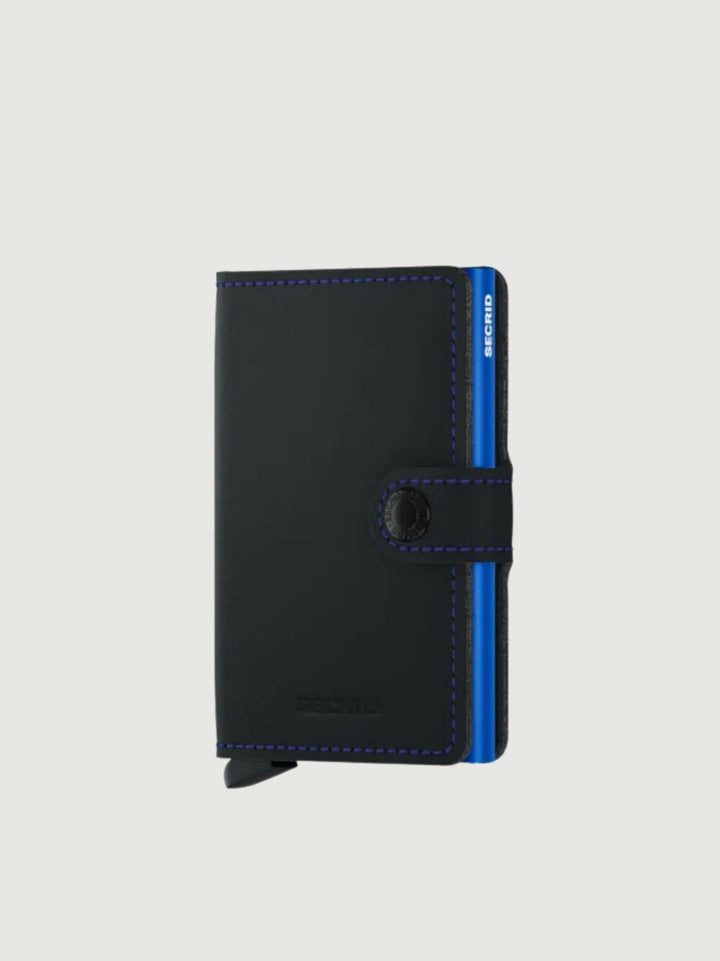 MINIWALLET MATTE BLACK BLEU MM BLACK/BLUE SECRID 