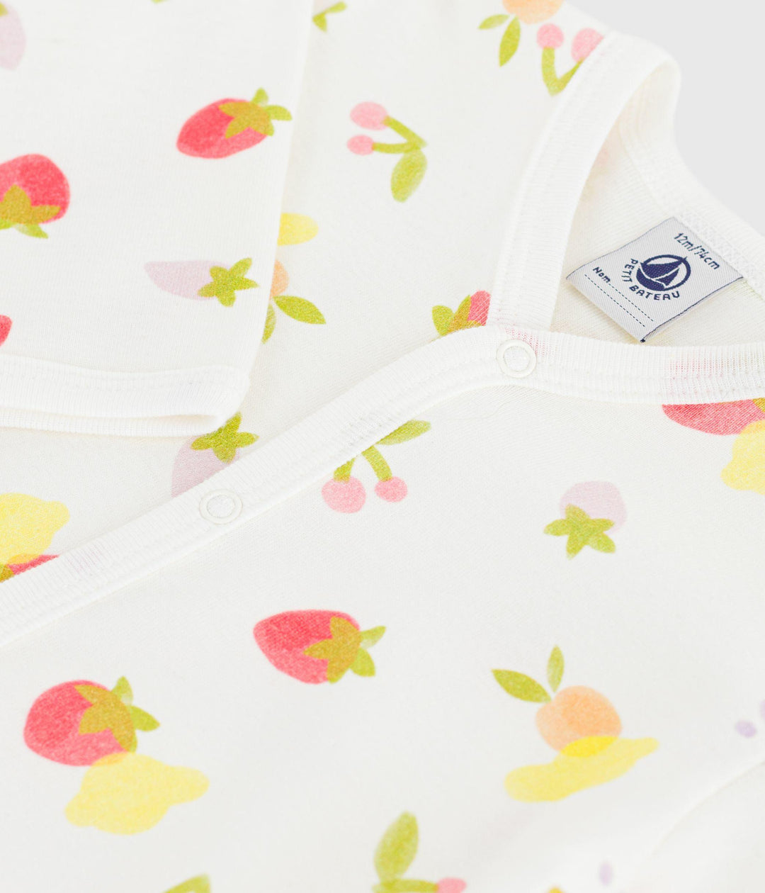 Tutina con piedini stampa frutta A0FCL 01 PETIT BATEAU 