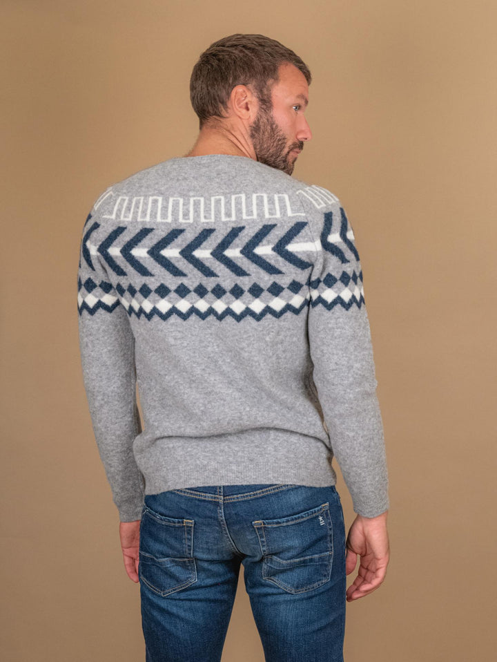 GIROCOLLO IN MISTO LANA MERINO CON MANICA RAGLAN 0097 0053 FIESOLI DANIELE 