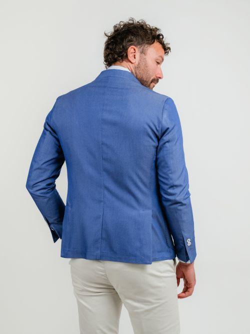 BLAZER MONOPETTO BLU JEANS PONZA JEANS ANDREA MORANDO 