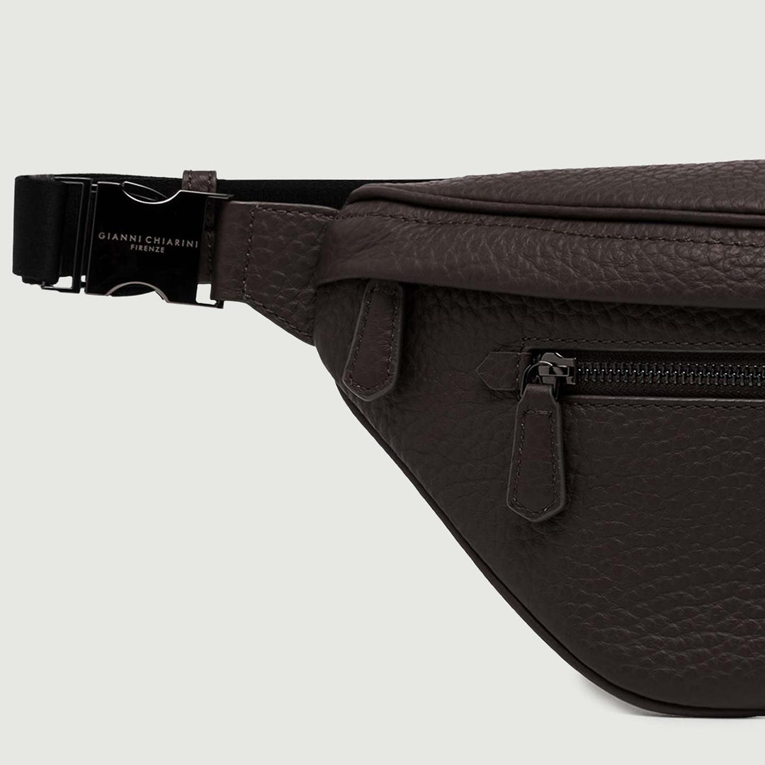 MARSUPIO FLORENCE IN PELLE MARTELLATA TESTA MORO MPU B17814 QNT 221 GIANNI CHIARINI 