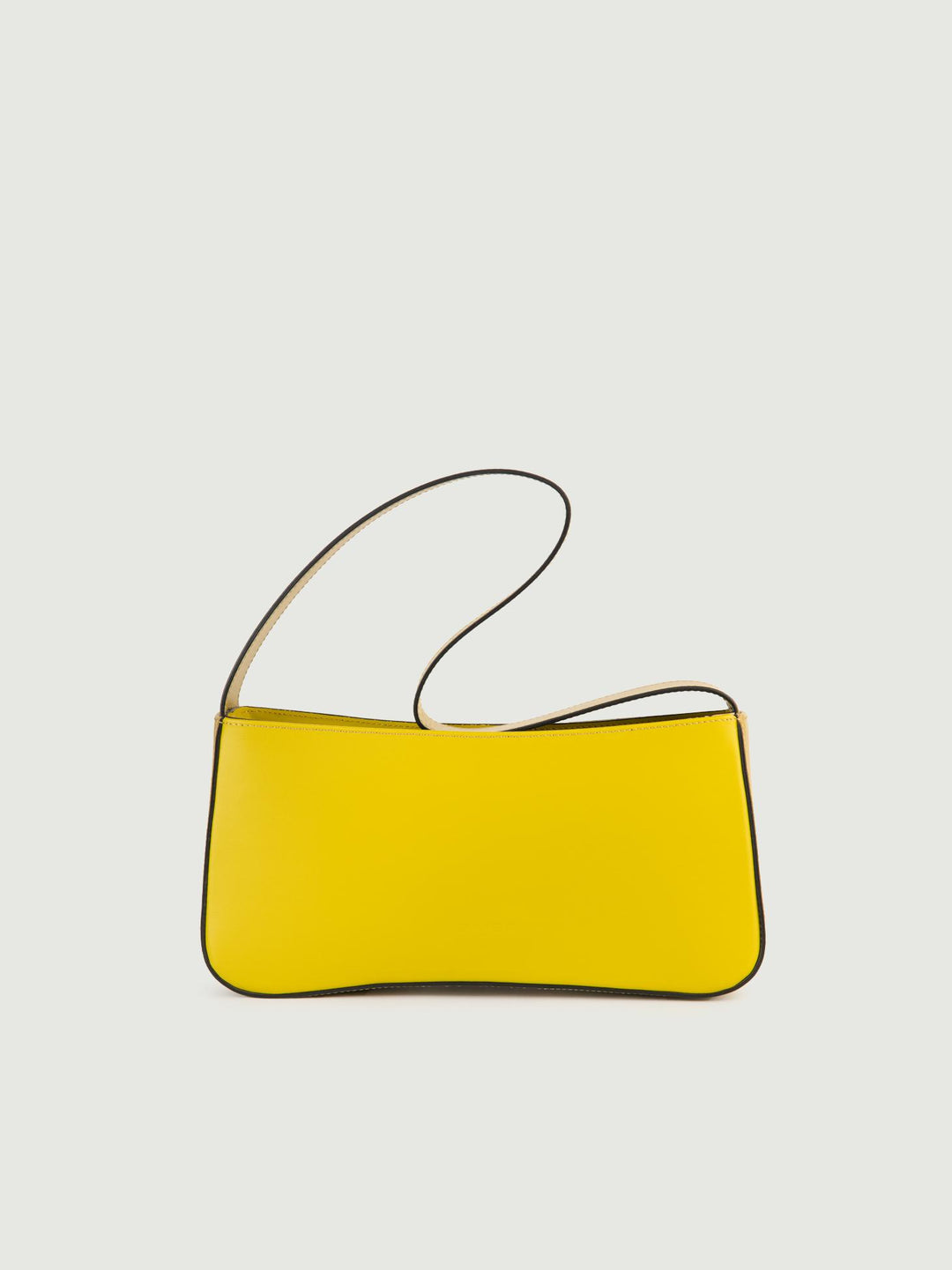 BORSA A SPALLA SEVENTY IN PELLE BICOLORE PISTACCHIO E SALVIA SEVENTY VERDE BIMOR 