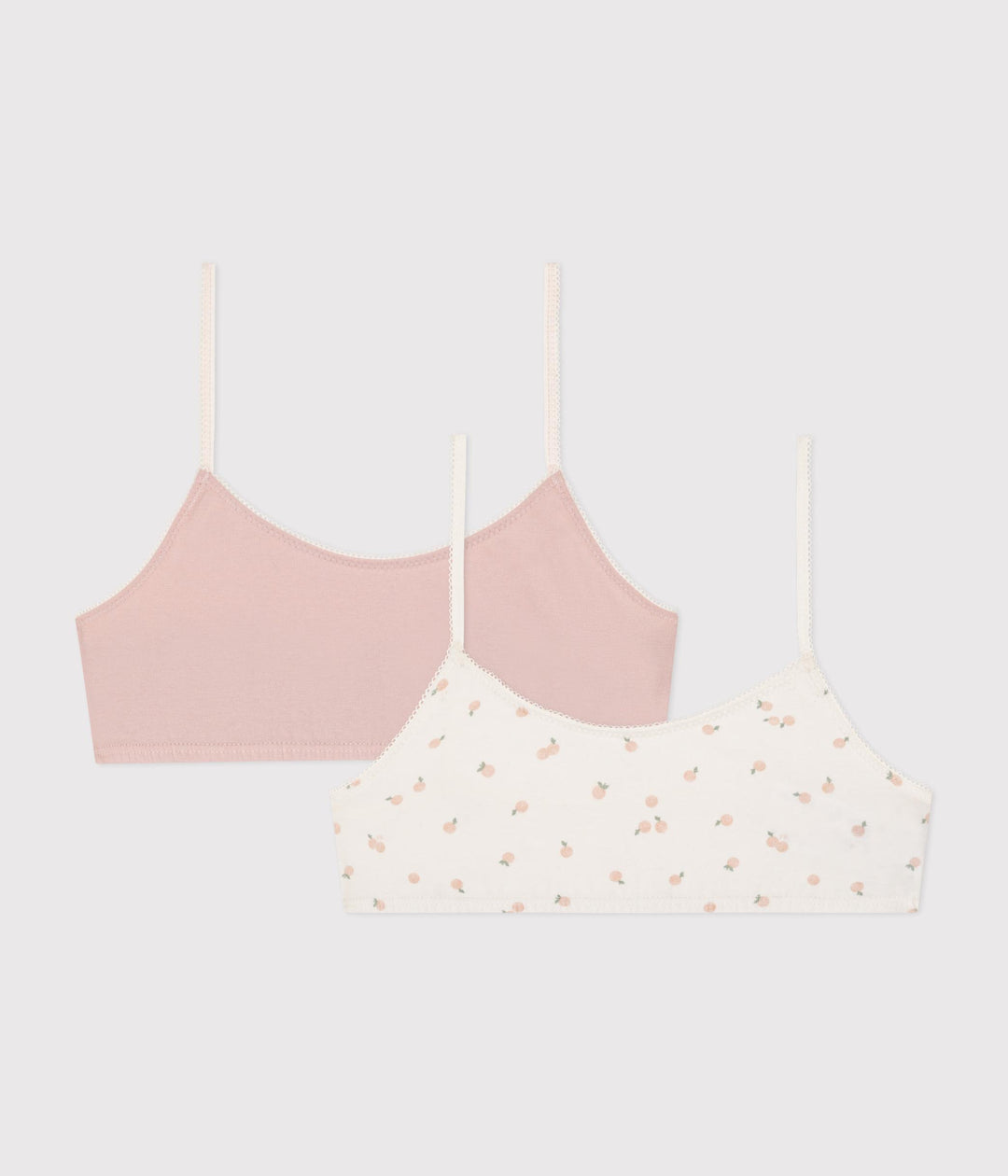 2 BRASSIERES A0BGD 00 PETIT BATEAU 