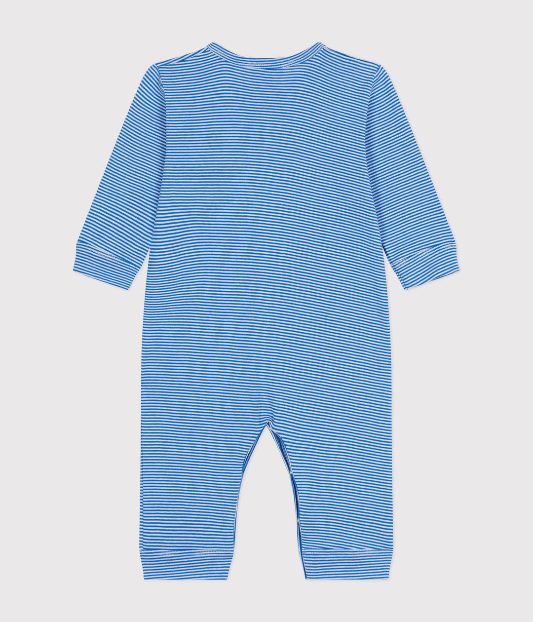 PIGIAMA AZZURRO BEBÈ SENZA PIEDI A RIGHE A09LM 01 PETIT BATEAU 