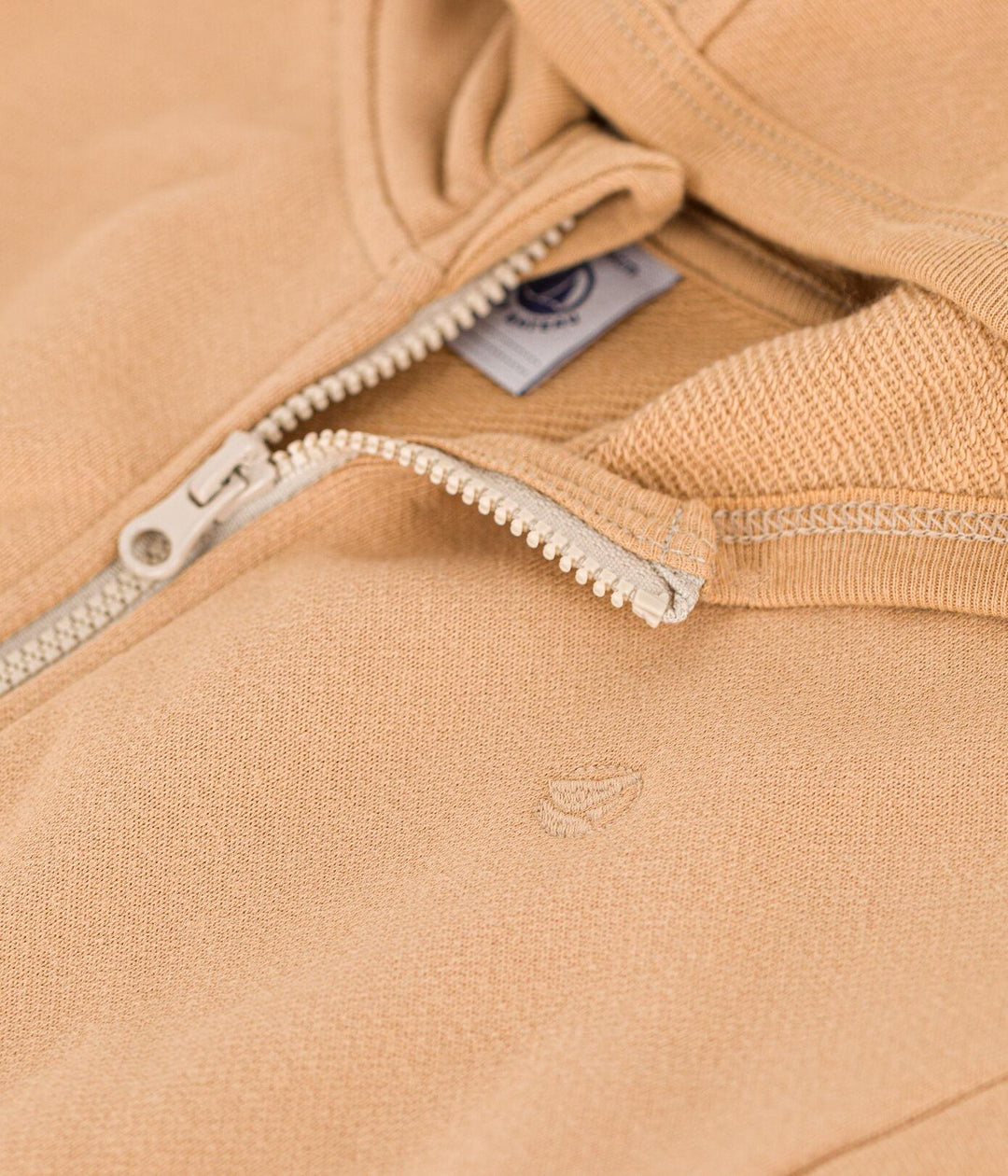 FELPA IN TESSUTO FELPATO CON CAPPUCCIO A08FK 02 PETIT BATEAU 