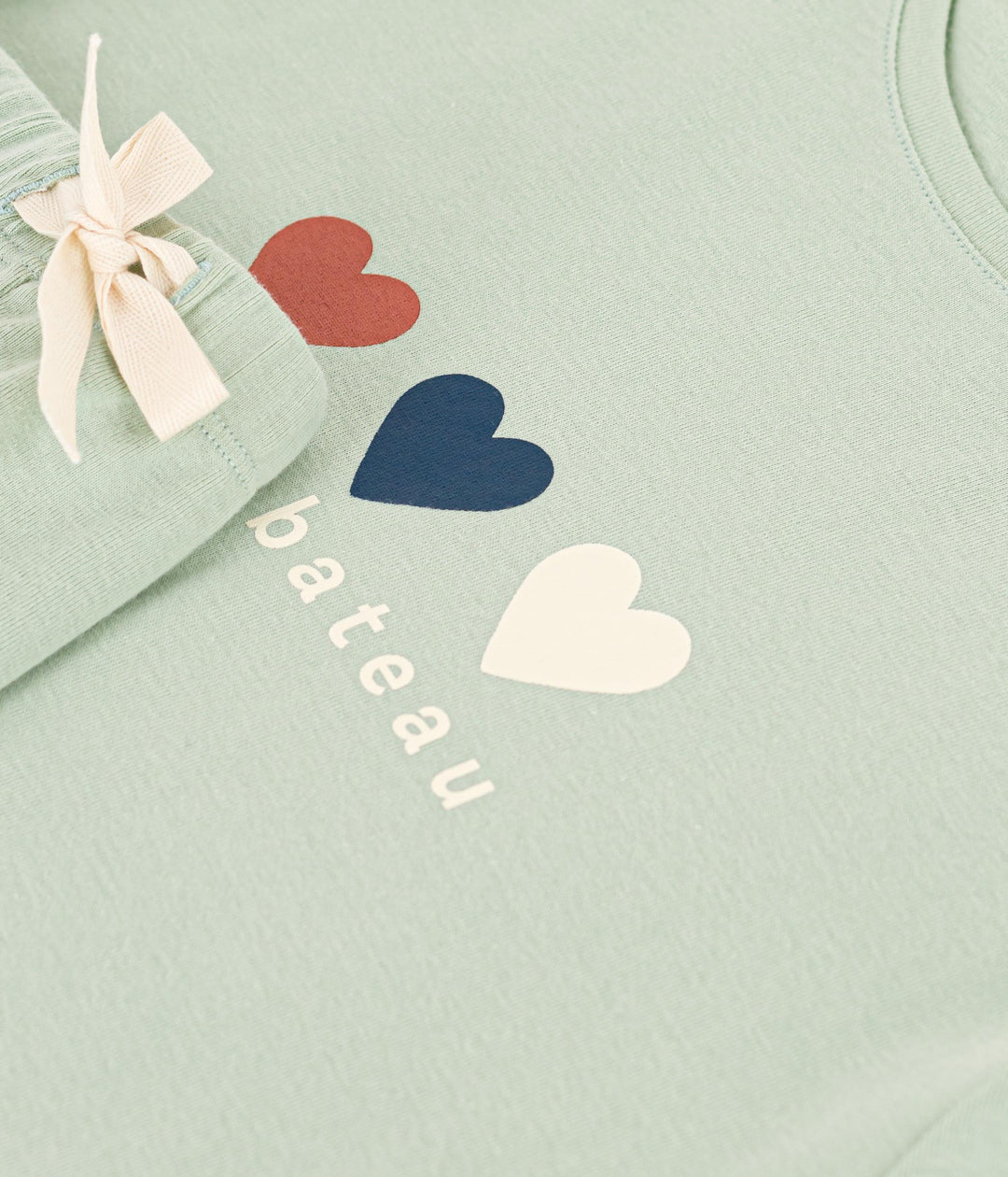 PIGIAMA SHORT E T-SHIRT IN COTONE A TINTA UNITA DONNA A0ADR 01 PETIT BATEAU 