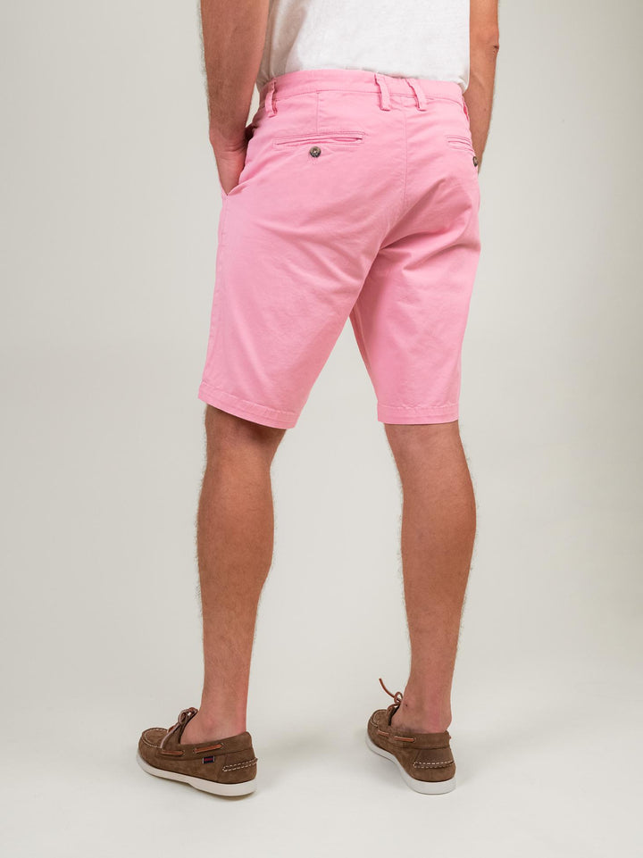 BERMUDA ROSA CON TASCHE A FILO