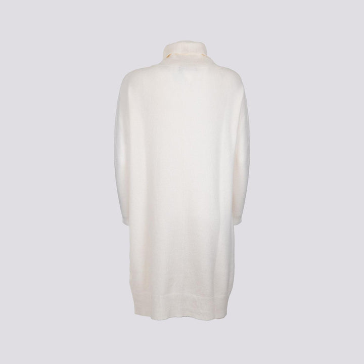 MAGLIA ABITO CON COLLO ALTO PANNA 0370/225 0248 BIMOR 