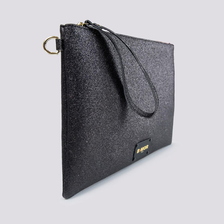 POCHETTE EASY GLITTER nero EASY - GLITTER NERO BIMOR 