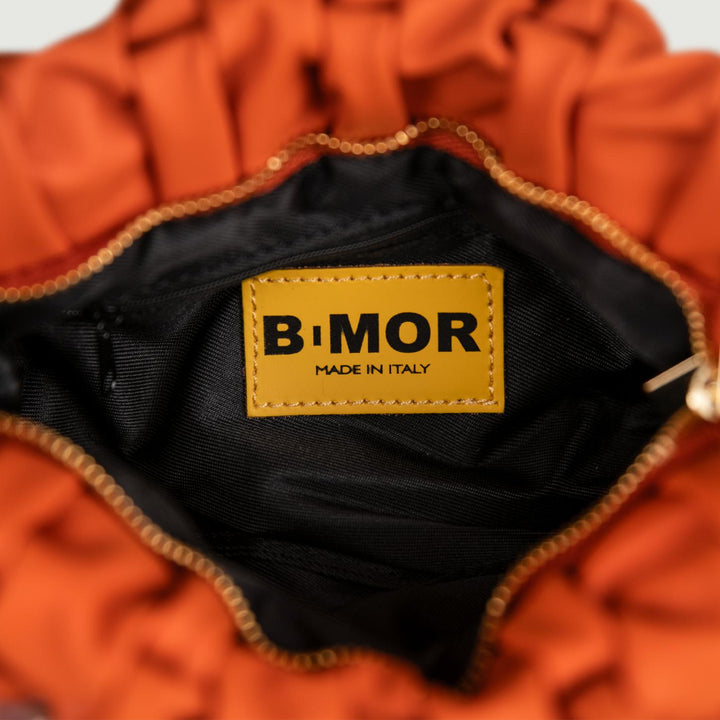 BORSA IN PELLE INTRECCIATA ARANCIONE "CURLY" CURLYNEW ARANCIONE BIMOR 