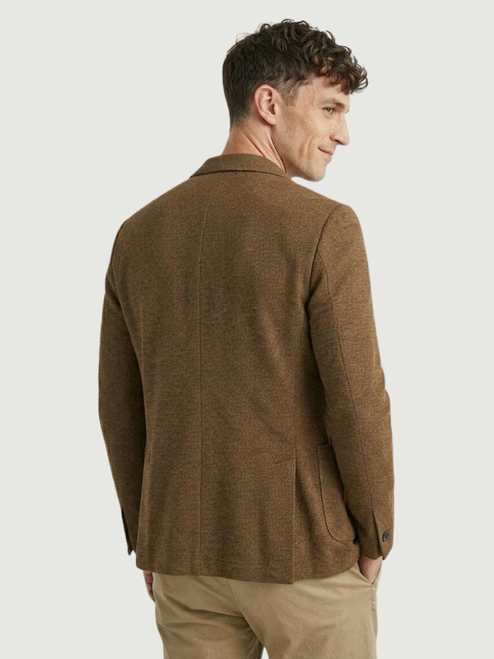 Blazer con microtrama testa di moro S1141 MORO ANDREA MORANDO 