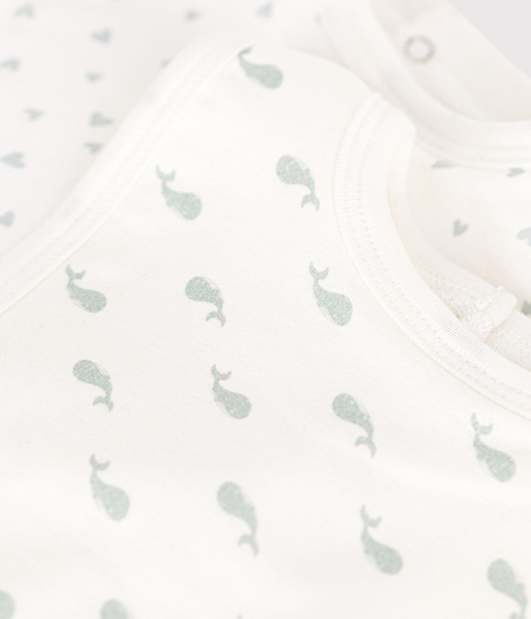 Confezione da due bavaglini in cotone A0ATR 03 PETIT BATEAU 