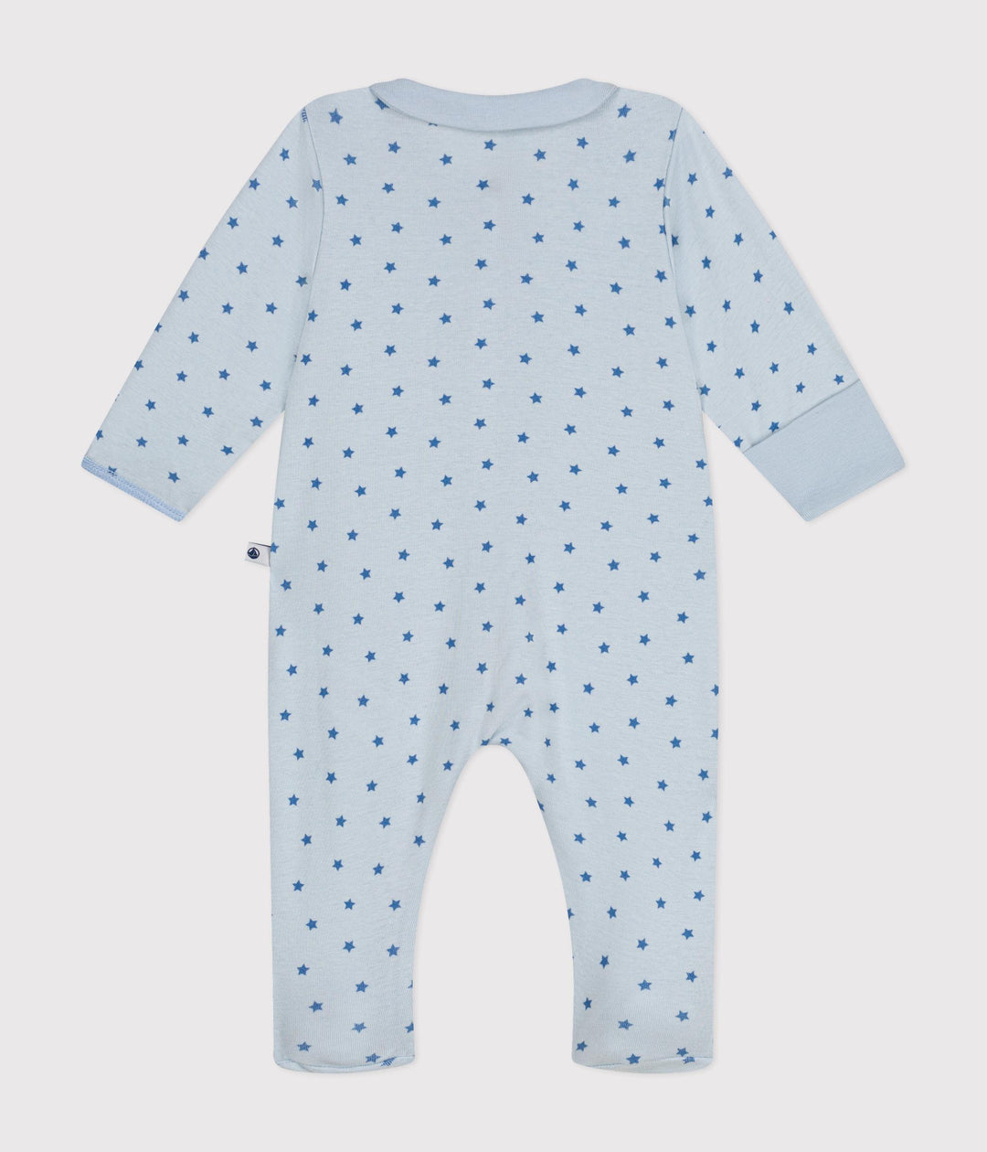 Tutina azzurra con colletto arrotondato A0AV7 03 PETIT BATEAU 