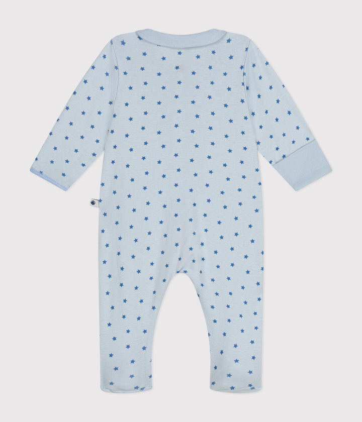 Tutina azzurra con colletto arrotondato A0AV7 03 PETIT BATEAU 