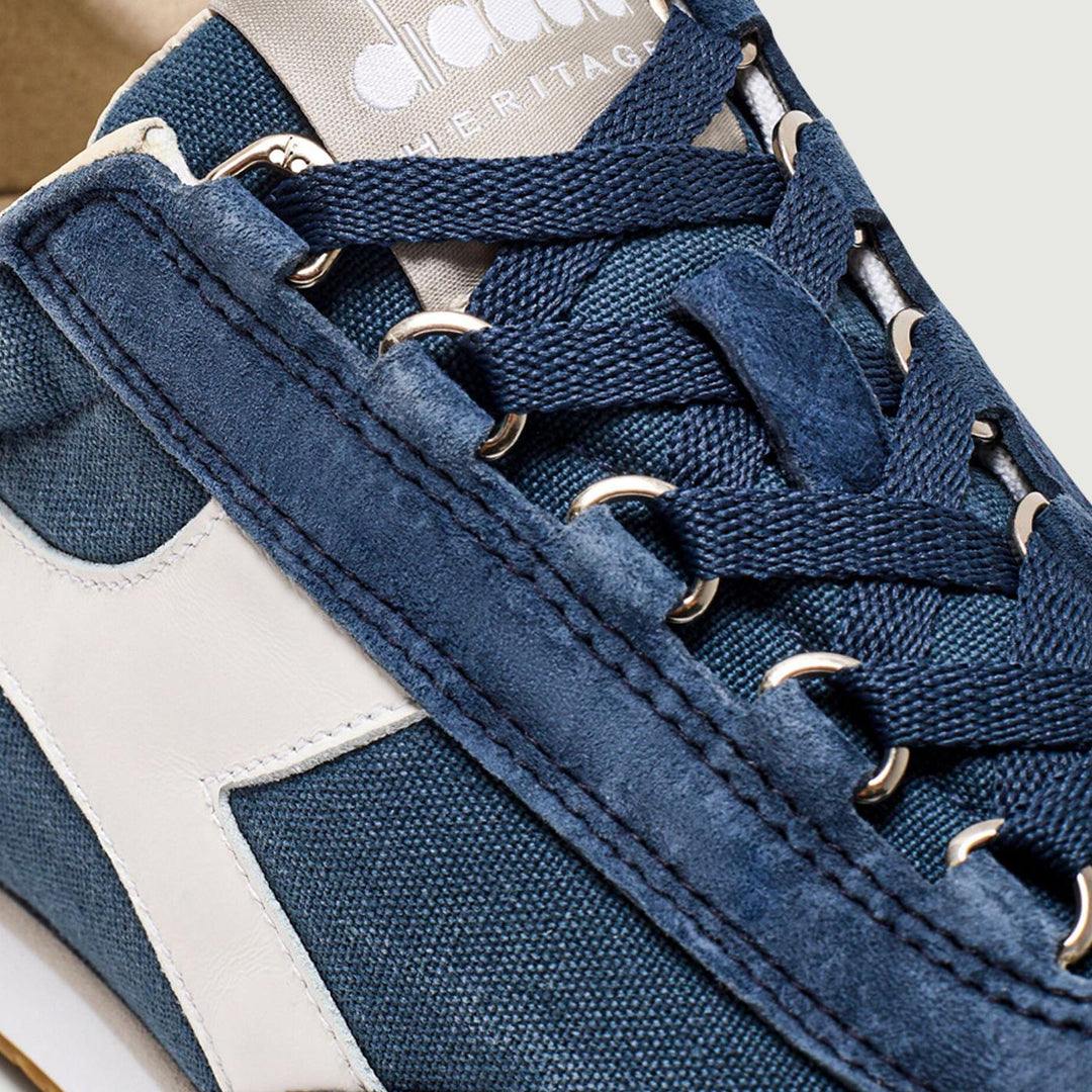EQUIPE H CANVAS STONE WASH BLU STELLARE 201 17473560076 DIADORA 