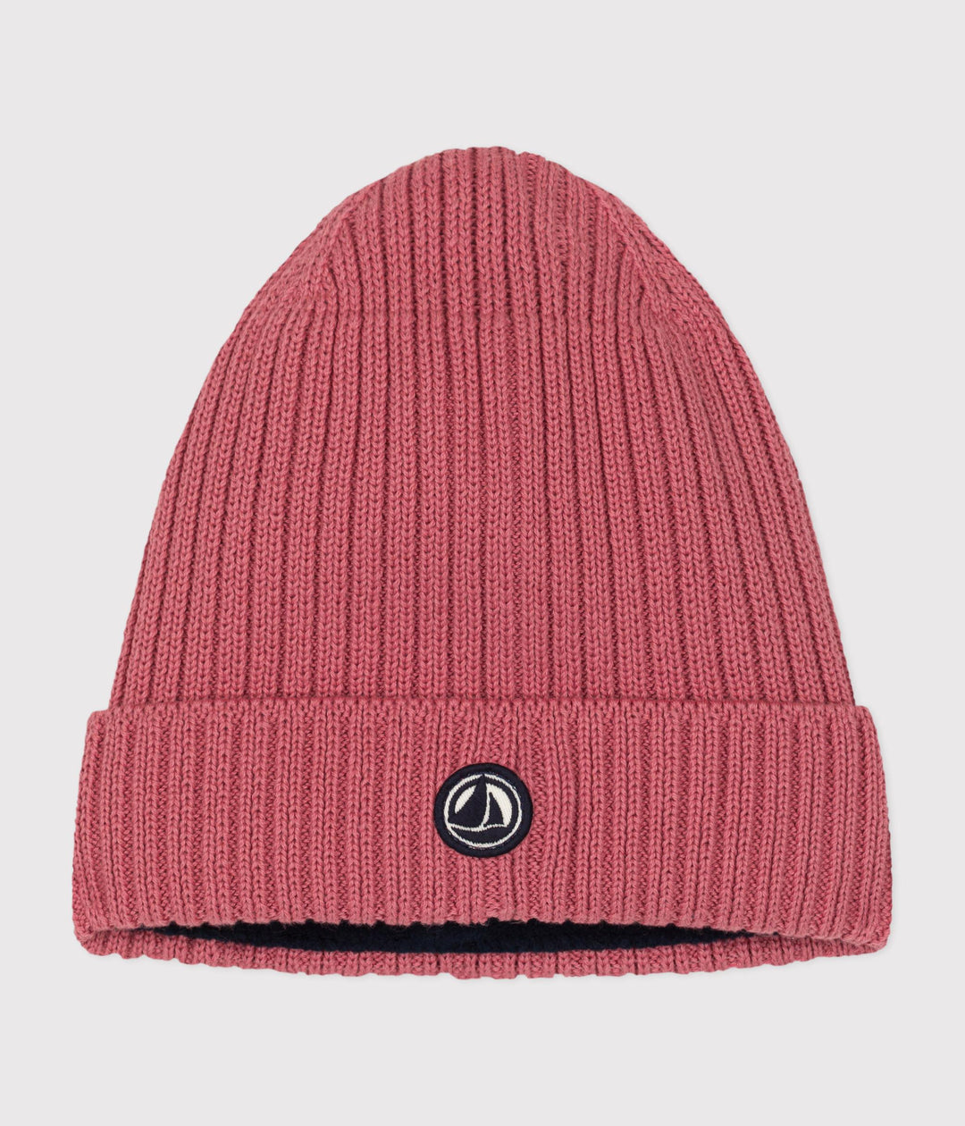 Berretto in maglia rosa  foderata in pile bambino A0B0A 04 PETIT BATEAU 