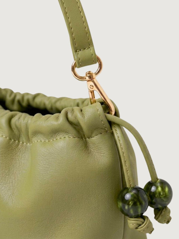 Borsa a mano Doll in resina botanical pearl DOLL+BB VERDE PERLA+VERDE BIMOR 