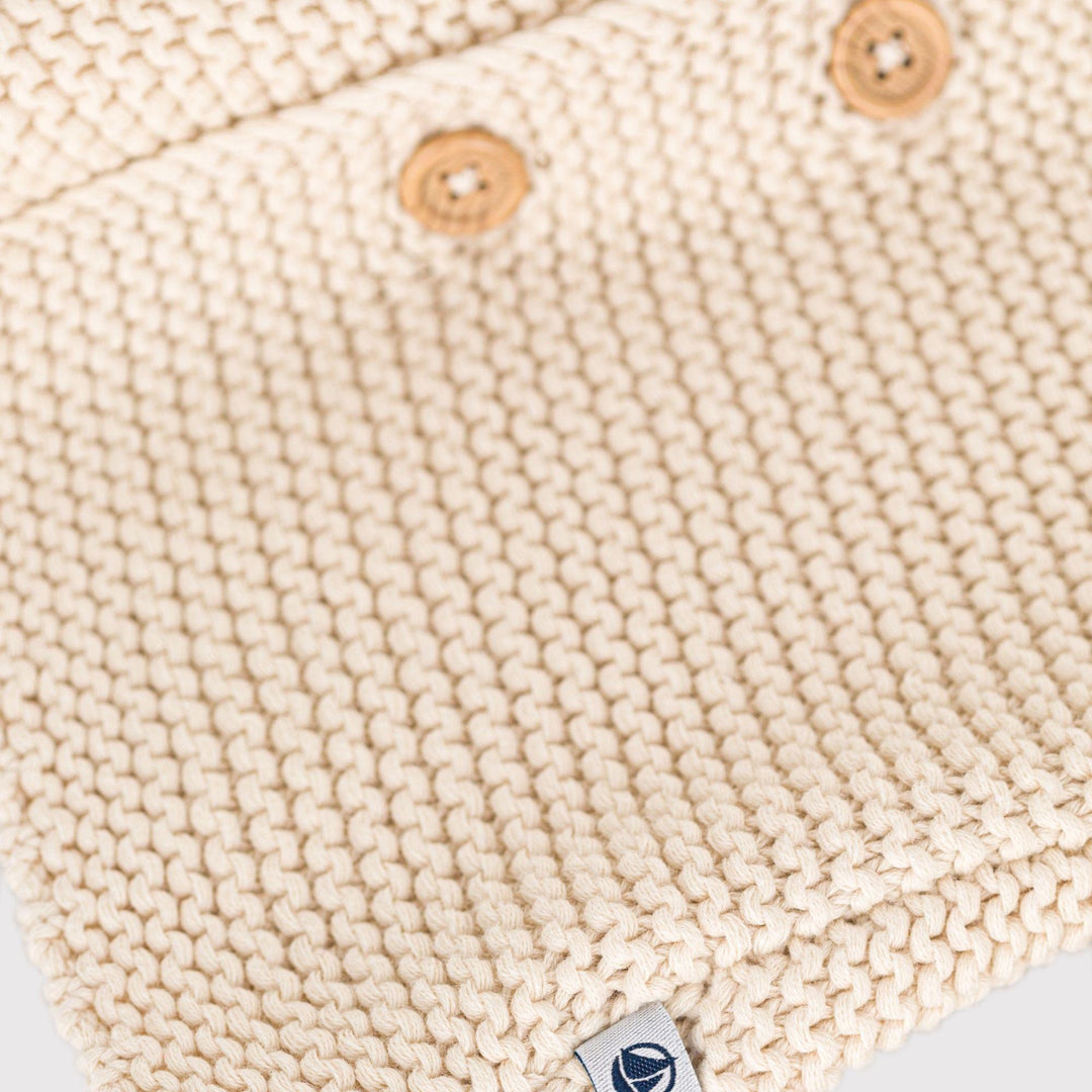CARDIGAN IN TRICOT A PUNTO LEGACCIO PER BEBÈ A08BQ 03 PETIT BATEAU 