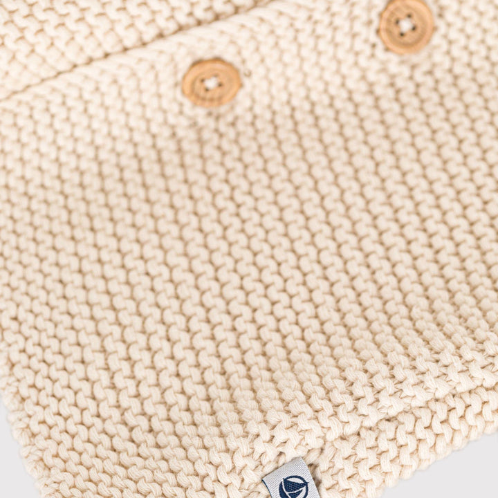 CARDIGAN IN TRICOT A PUNTO LEGACCIO PER BEBÈ A08BQ 03 PETIT BATEAU 