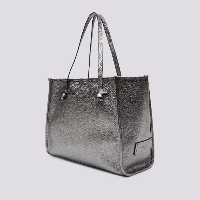Shopping Marcella in pelle martellata silver BS 9330 HKG 13217 GIANNI CHIARINI 