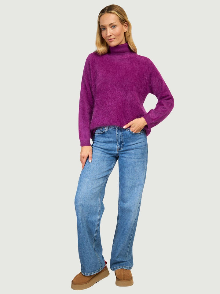 DOLCEVITA ADARE IN CASHMERE PRUGNA ADARE EGGPLANT ABSOLUT CASHMERE 