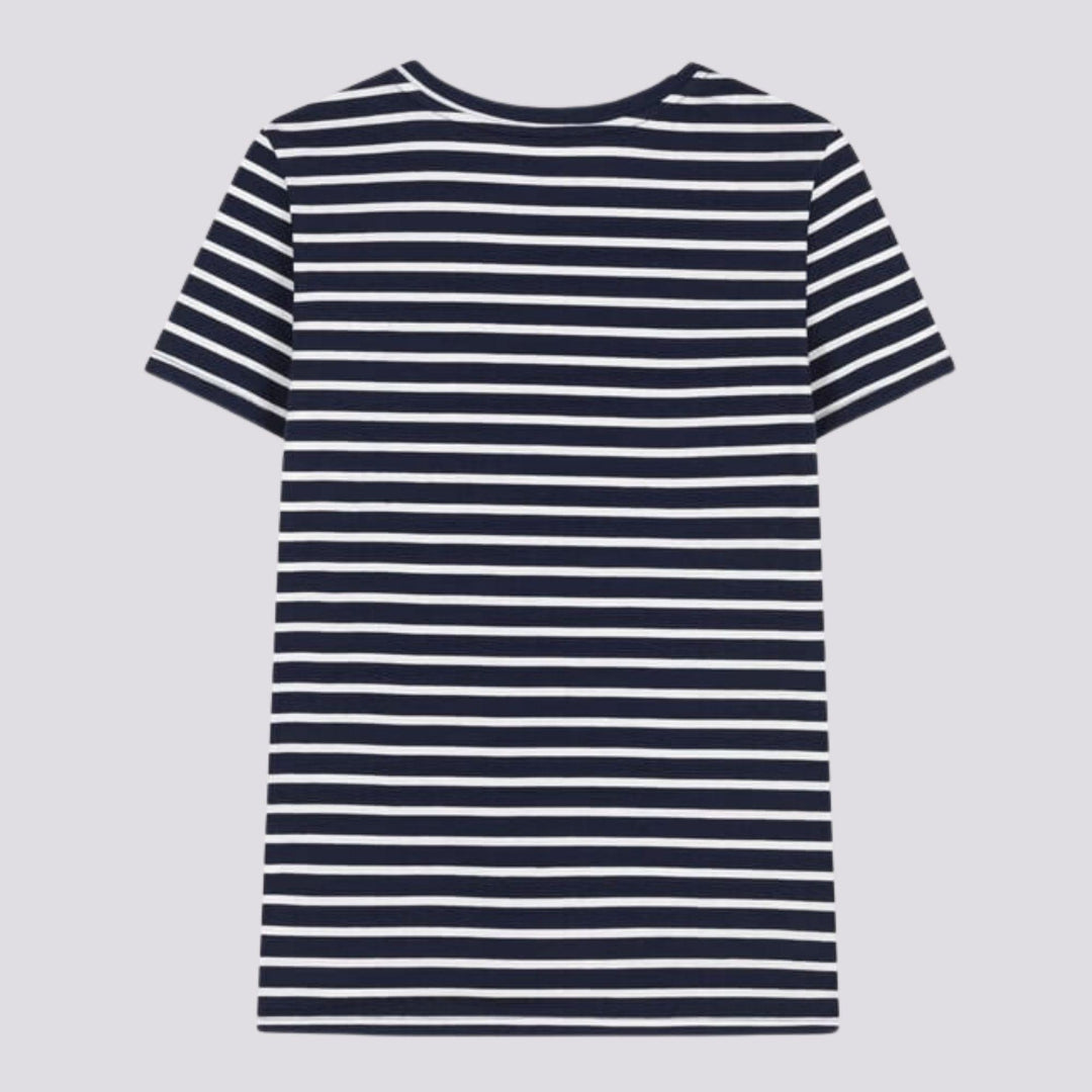 T-SHIRT LE DROIT GIROCOLLO IN COTONE DONNA A0A9P 04 PETIT BATEAU 