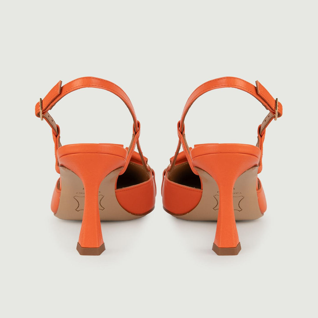 Décolleté SLING BACK ARANCIO L5602 ARANCIO ANDREA MORANDO 