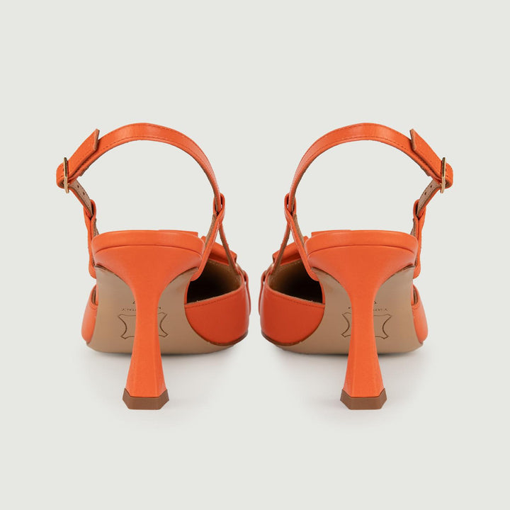 Décolleté SLING BACK ARANCIO L5602 ARANCIO ANDREA MORANDO 