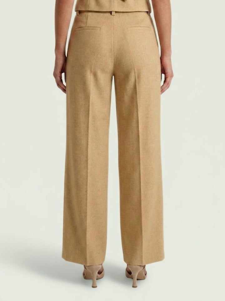 Pantalone sartoriale a palazzo senape 0636OR SENAPE ANDREA MORANDO 