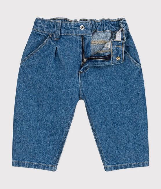 Pantaloni in denim blu unisex A0B0Q 01 PETIT BATEAU 