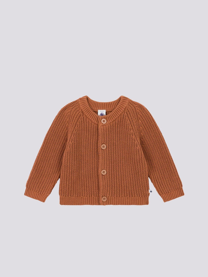 CARDIGAN IN TRICOT DI COTONE A089S 02 PETIT BATEAU 