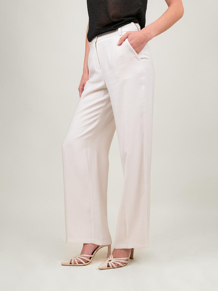 PANTALONE PALAZZO PANNA